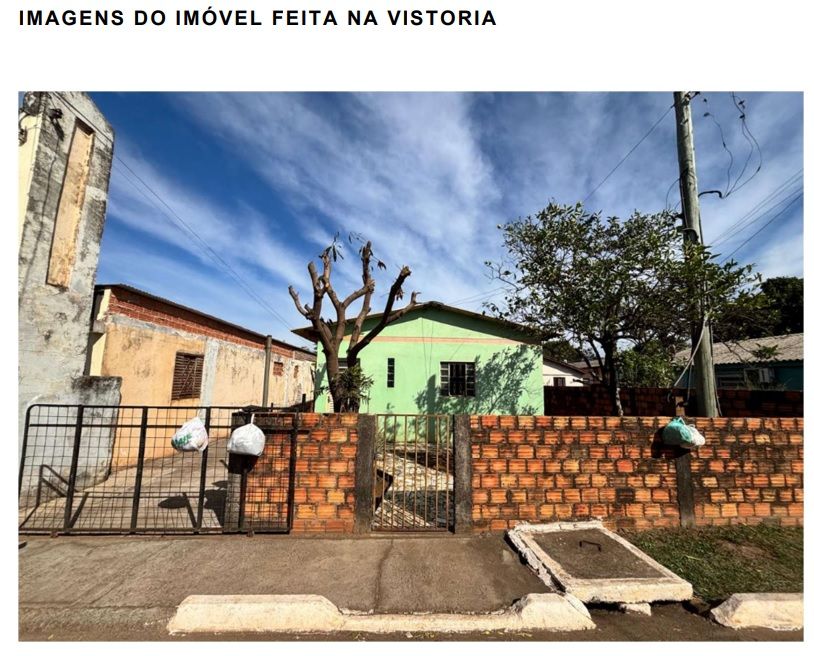 Imóvel em leilão