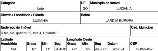Imóvel em leilão