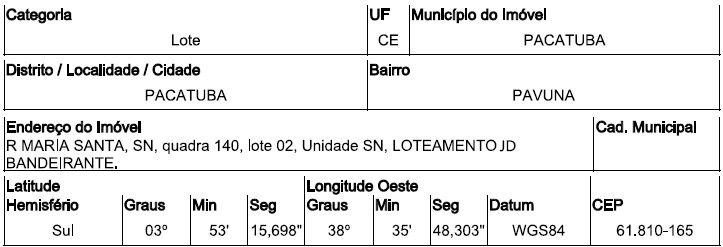 Imóvel em leilão