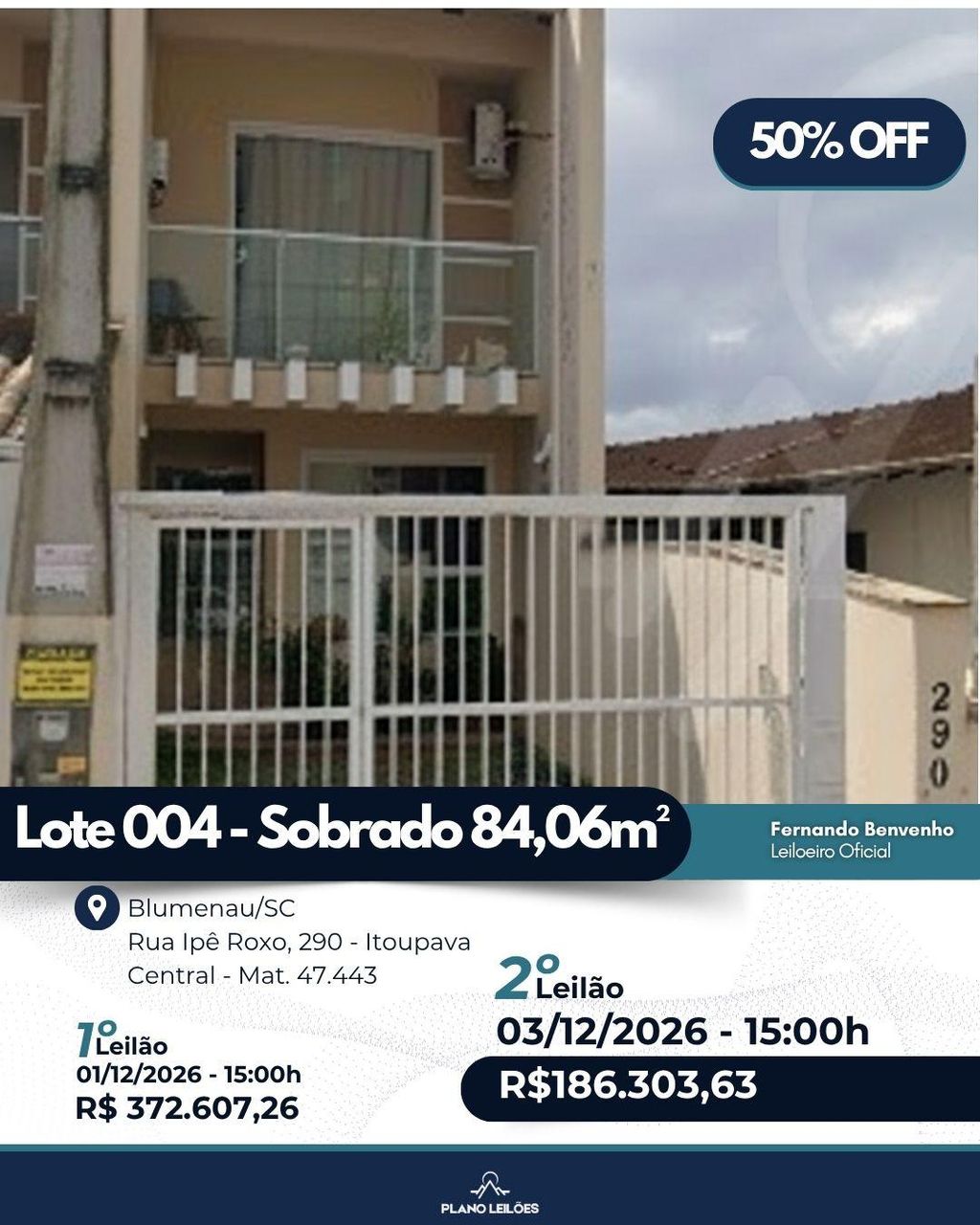 Imóvel em leilão