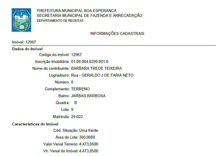 Imóvel em leilão